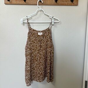 (4 for $20✅)Perch Abstract Polka Dot Print Relaxed Camisole